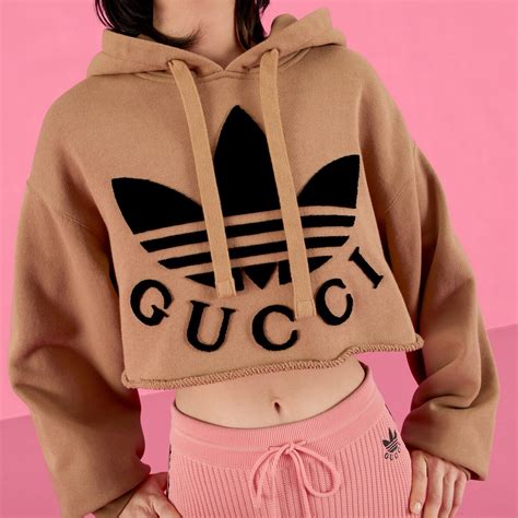 gucci adidas cropped hoodie|adidas x gucci customer service.